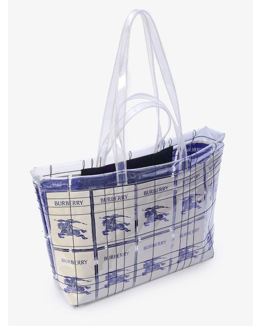 Burberry Ekd Label Tote Bag in White Lyst