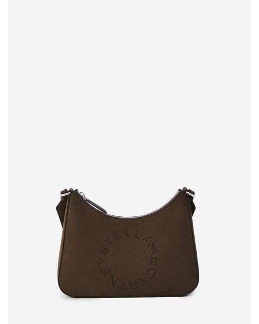 Stella McCartney Brown Alter Suede Hobo Bag