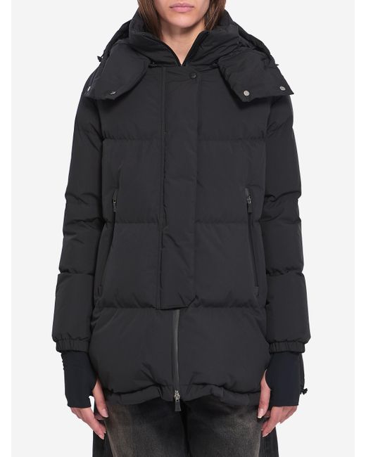 Herno Gray Doublelayer Down Jacket With Hood