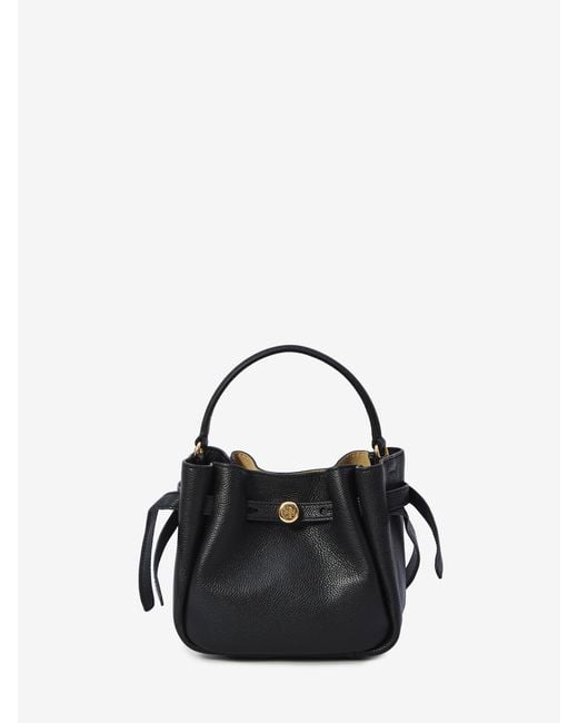 Tory Burch Black Romy Mini Bucket Bag