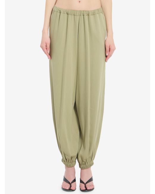 Frankie Shop Green Isola Fluid Baloon Pants