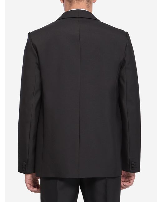 Loewe Black Wool And Silk Jacket for men