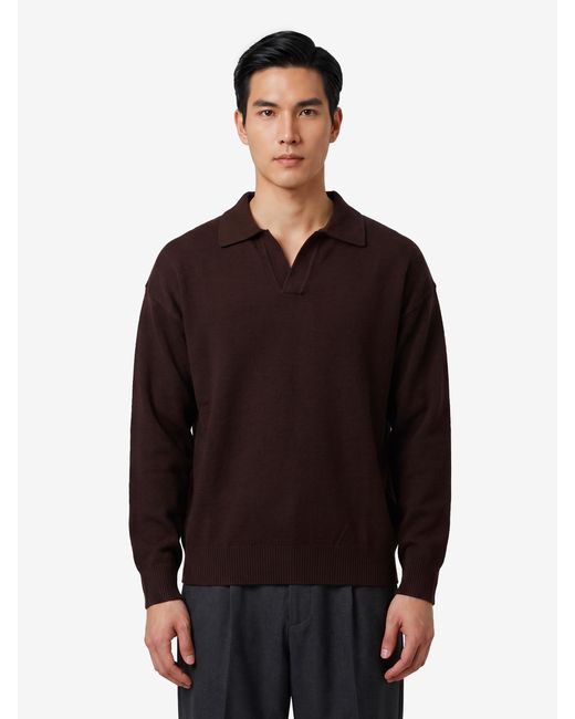 Roberto Collina Black Moor Skipper Polo Shirt for men