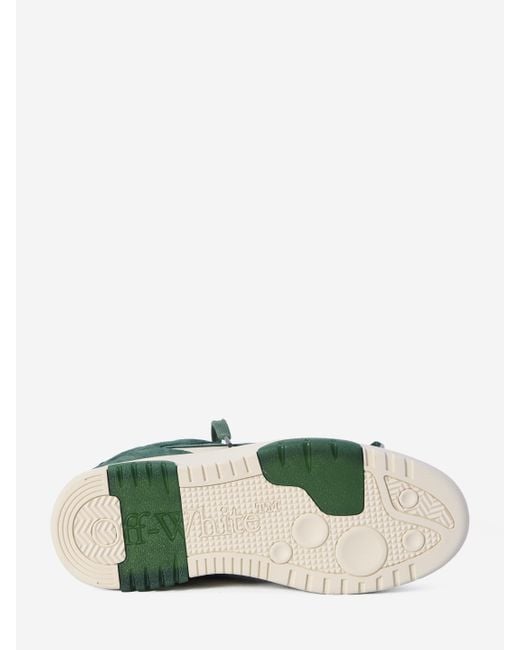 Off-White c/o Virgil Abloh Green Off Out Of Office Sneakers for men