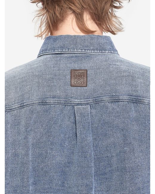 Camicia Denim di Loewe in Blue da Uomo