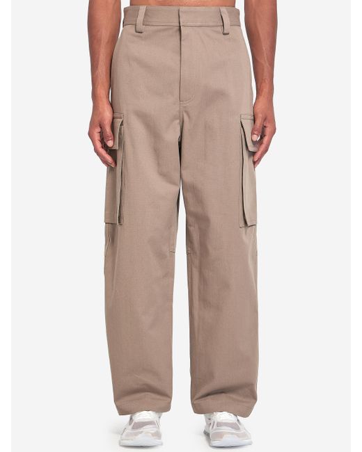 Pantaloni Cargo di Bottega Veneta in Natural da Uomo