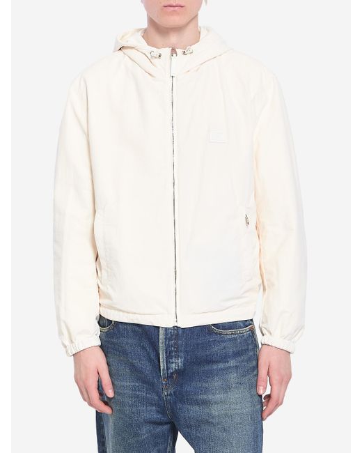 Dolce & Gabbana White Reversible Leather Jacket for men