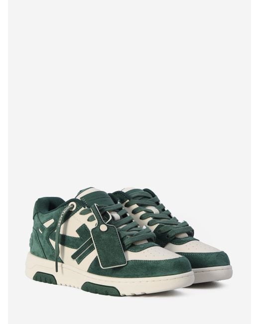 Off-White c/o Virgil Abloh Green Off Out Of Office Sneakers for men