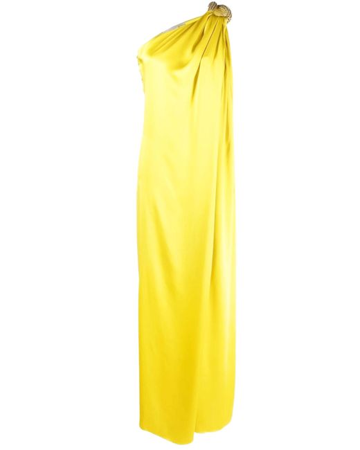Stella McCartney Yellow One-shoulder Dress
