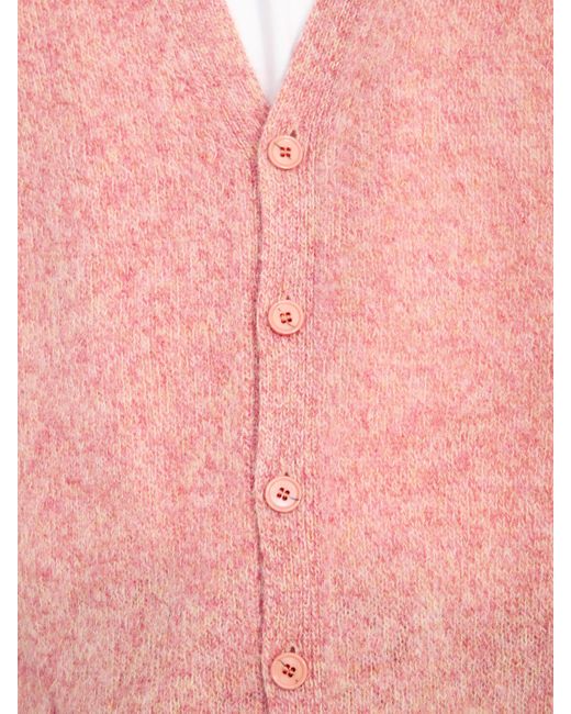 Loewe Pink Loose Cardigan for men