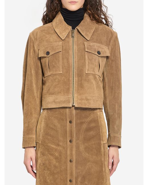 Arma Natural Helen Suede Jacket