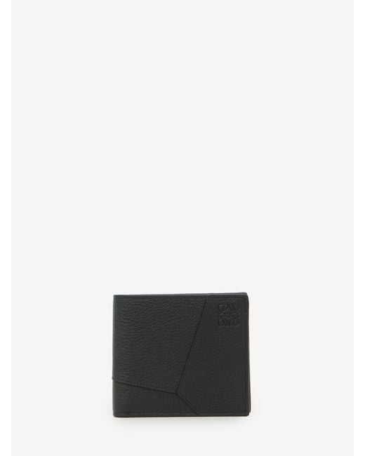 Loewe White Puzzle Edge Bifold Wallet for men