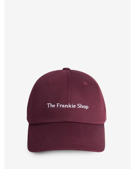 Frankie Shop Purple Burgundy Frankie Baseball Cap