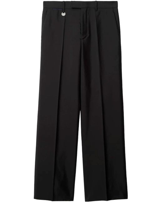 Pantaloni Sartoriali di Burberry in Black da Uomo