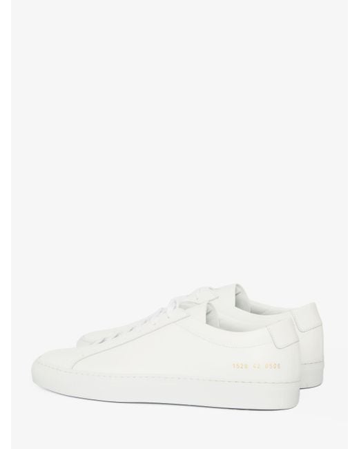 Common Projects White Original Achilles Low Sneakers for men