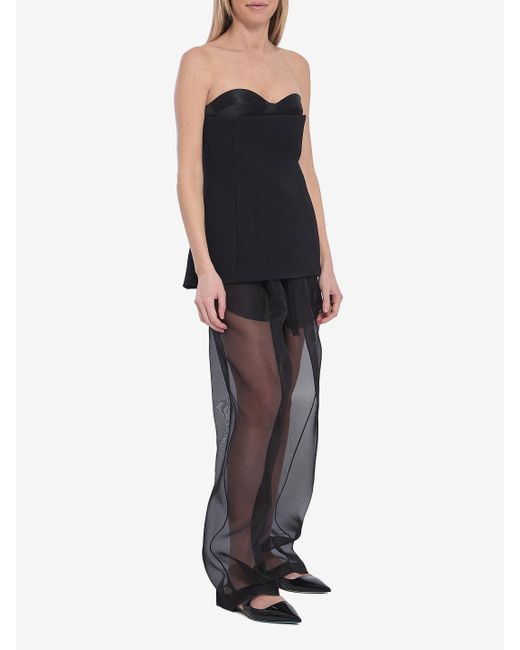 Khaite Black Ayla Top