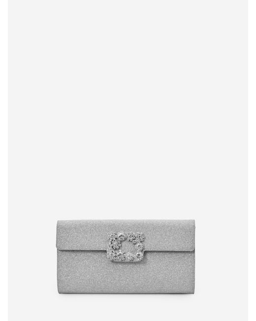 Roger Vivier White Efflorescence Bag