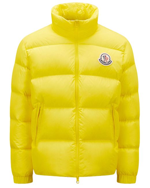 Moncler Citala Short Down Jacket in Yellow for Men | Lyst
