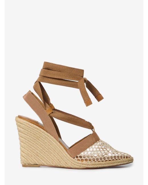 Christian Louboutin Natural Toleda Espadrille Sandals