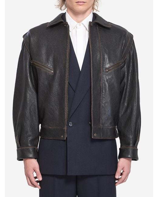 Bomber di Saint Laurent in Blue da Uomo