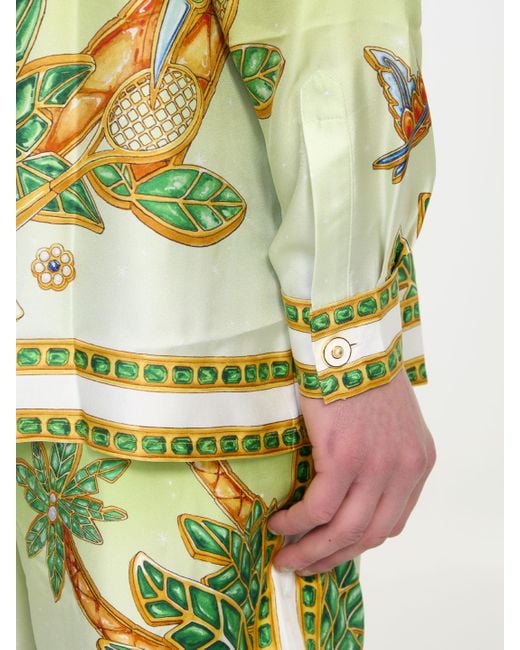 Casablancabrand Green Joyaux Dafrique Shirt for men