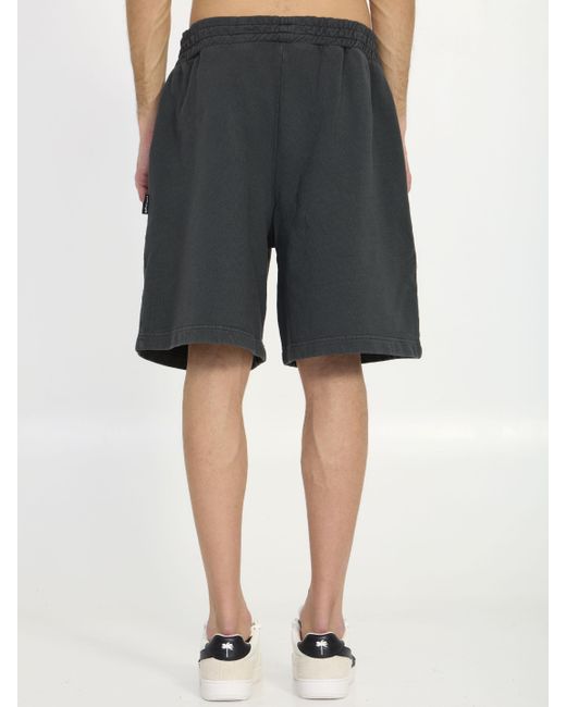Palm Angels Gray The Palm Bermuda Shorts for men