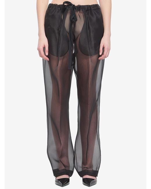 Khaite Gray Trenton Pants