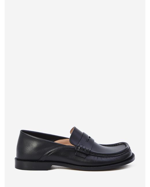 Loewe White Campo Flap Back Loafer for men
