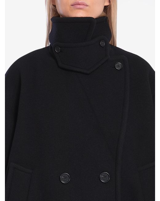 Chloé Black Oversized Short Coat