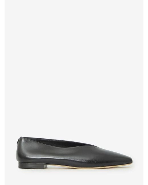 Jimmy Choo Black Margot Flat Ballets