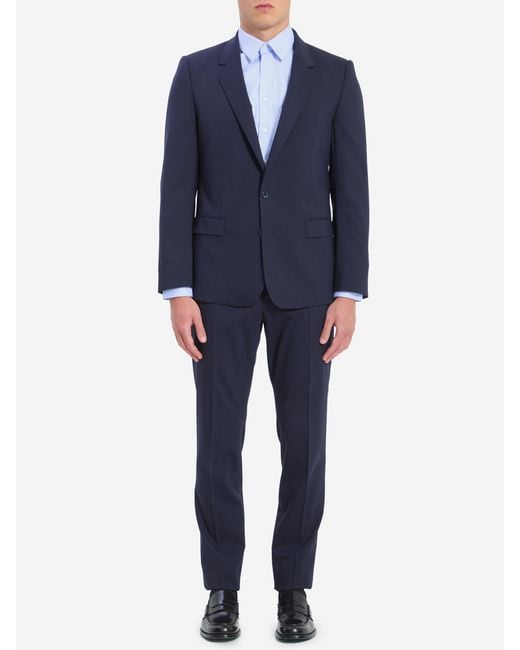 Dolce & Gabbana Blue Singlebreasted Martini Suit for men