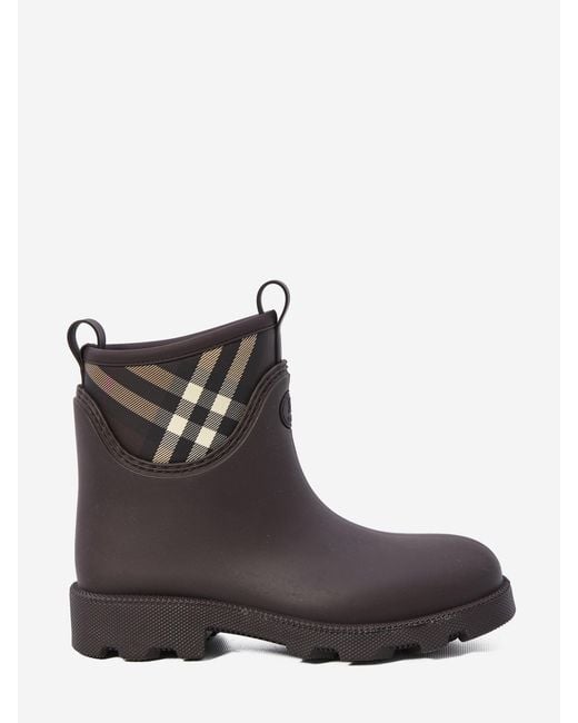 Burberry Brown Marsh Stamp Ankle Boots