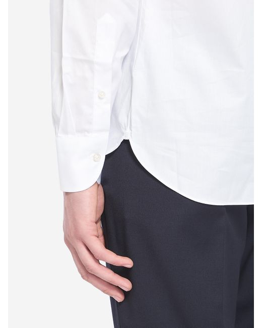 Borriello White Spaccanapoli Shirt for men