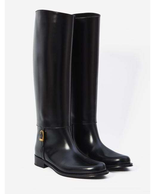 Saint Laurent Black Julia Boots