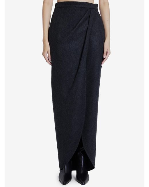 Gonna Aprile di Max Mara in Blue