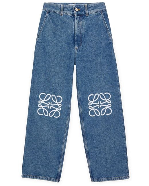 Anagram baggy jeans di Loewe in Blue