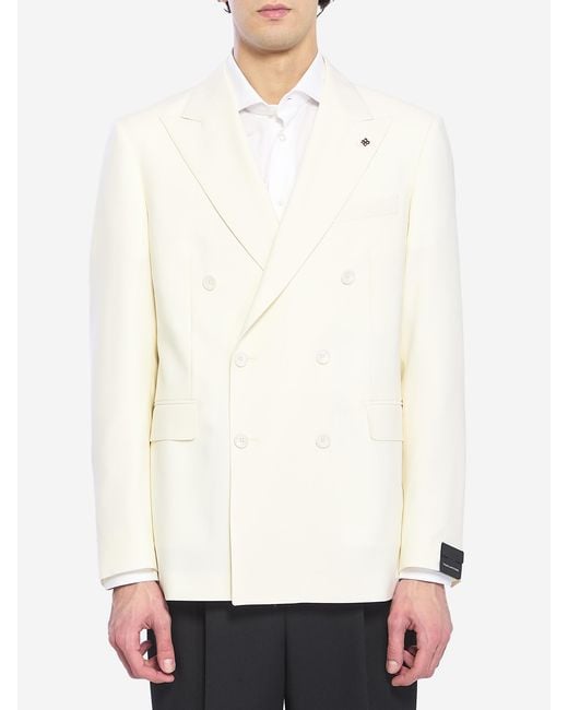 Tagliatore White Jacket for men