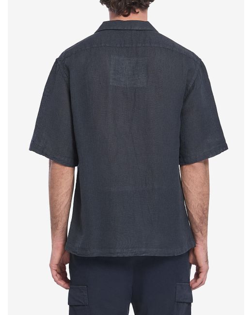 Barena Blue Solana Net Shirt for men