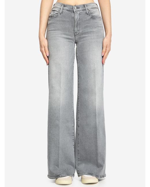 Jeans The Twister Heel di Mother in Gray