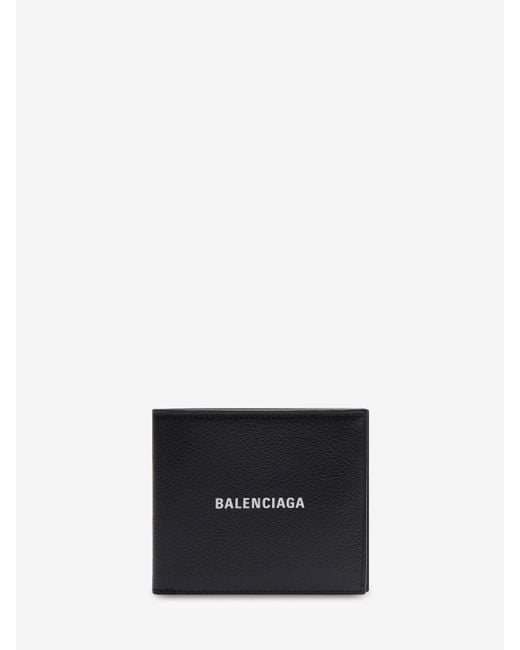 Balenciaga White Cash Square Folded Wallet for men