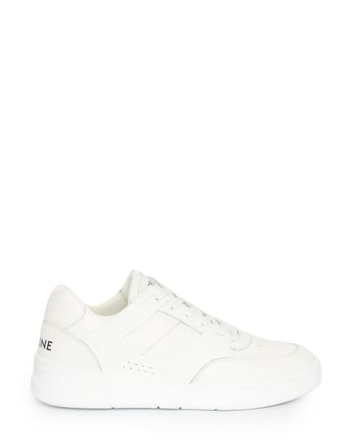 Céline White Ct07 Low Top Sneakers for men