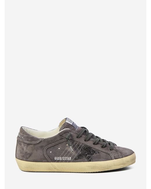 Golden Goose Deluxe Brand Gray Super Star Sneakers