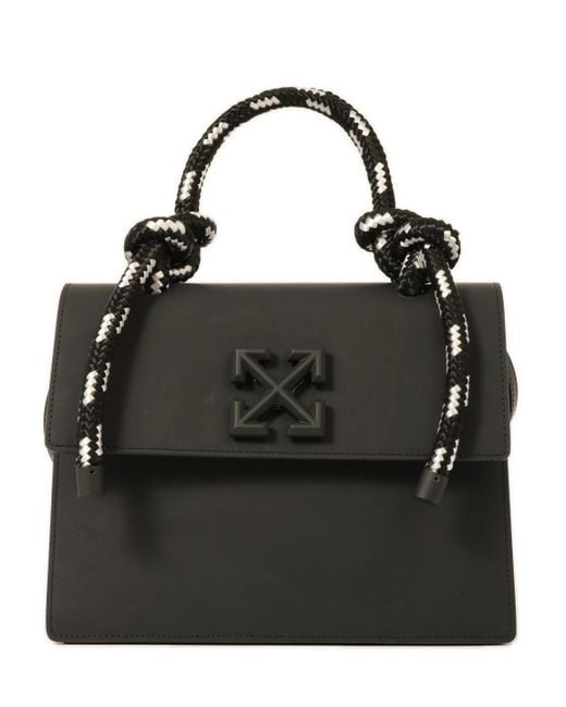 Off-White c/o Virgil Abloh Black Gummy Jitney 1.4 Bag