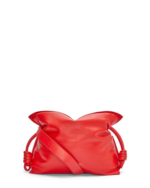 Loewe Red Puffer Flamenco Bag