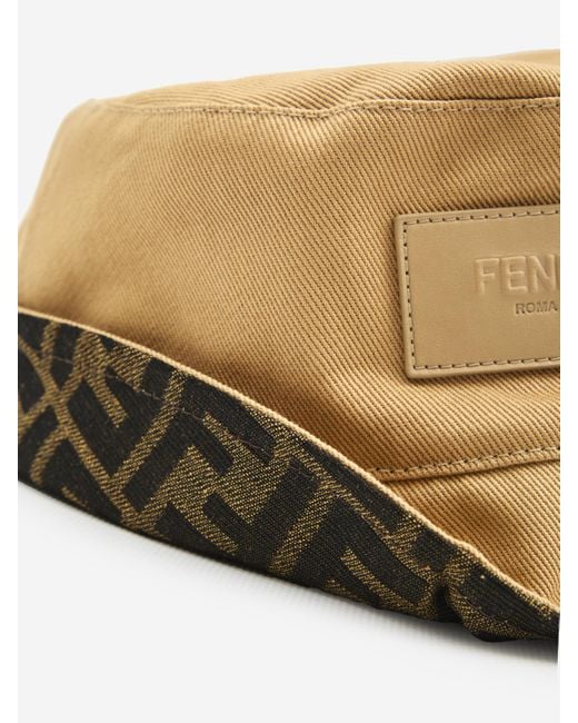 Fendi Natural Bucket Hat for men