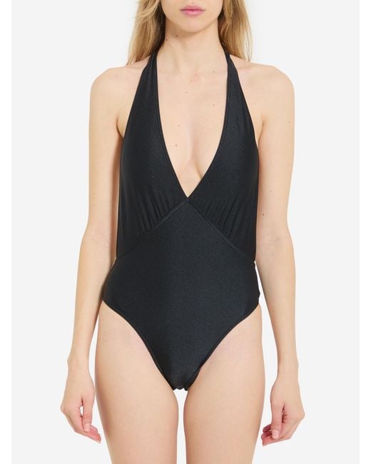 Saint Laurent Black Onepiece Swimsuit