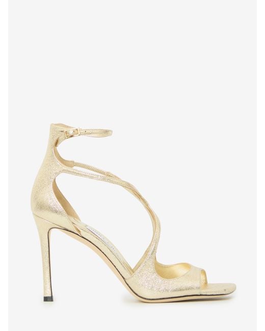 Jimmy Choo Natural Azia 95 Sandals