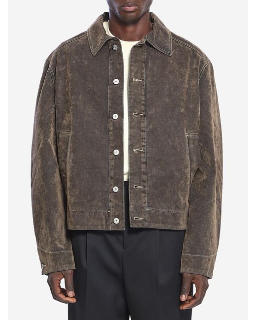 Jacquemus Gray Mirada Denimes Denim Jacket for men