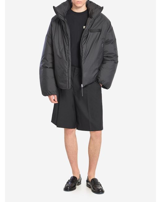 Jacquemus Gray La Doudoune Puffer Jacket for men