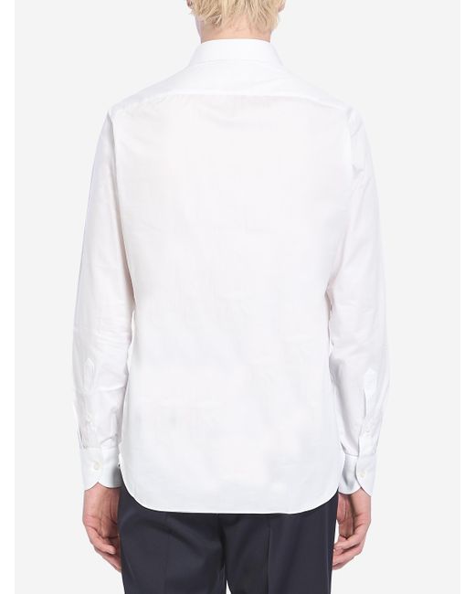 Borriello White Spaccanapoli Shirt for men